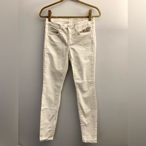 White Skinny Jeans Size 5 Juniors Stretch Denim Pants